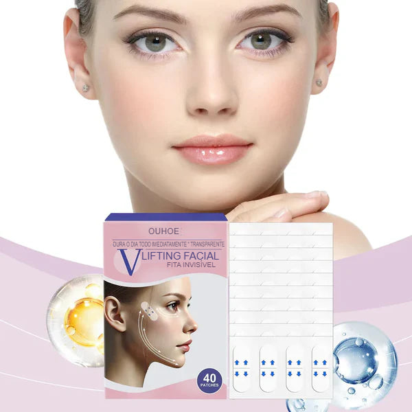 Fita adesiva invisível para lifting facial V-Face Anti Rugas